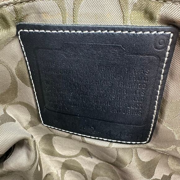 Coach Black Handbag Purse Shoulder Bag Tote Buckled Straps Worn Needs Love‎ - Picture 5 of 9